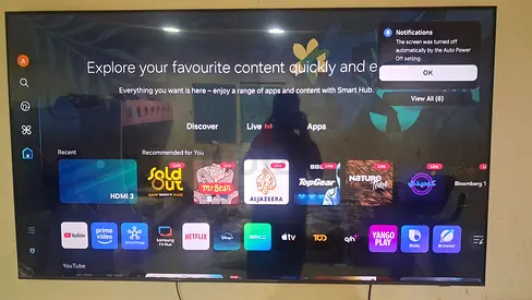 Samsung 65 Qled 4K TV, Model - Q70BA, Good working condition, smart features