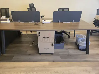 Office furniture sparingly used