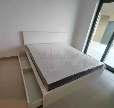 IKEA malam bed with mattress King size bed