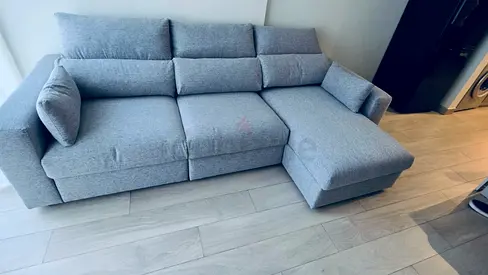 IKEA Esklstuna L Shape Sofa Bed Gray