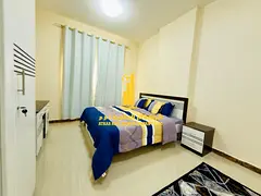 Luxury one-bedroom apartment with a balcony and open views. Ajman, Al Rawda 2. Fully furnished, avai