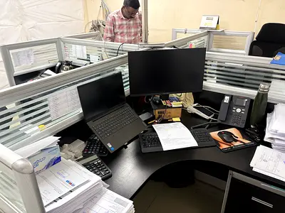 Used Office Workstation Desk Cubicle