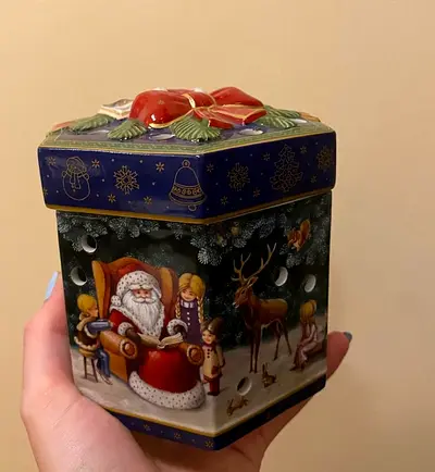 christmas candle holder