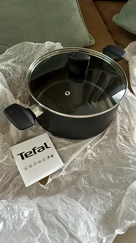 Tefal Non-Stick Stockpot with Glass Lid — 24cm (New)