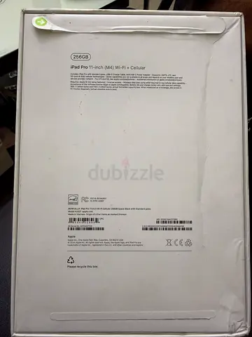 Apple iPad Pro 11-inch (3rd Gen) 256GB - Sealed Box (Wi‑Fi + Cellular)