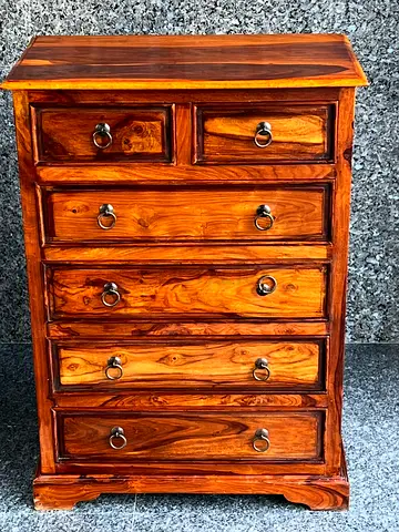 solid wood dresser- chest of drawers