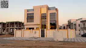 Modern villa for sale in Al Helio 1, opposite Al Zahia – on a main street | Land area 3100 sq ft |