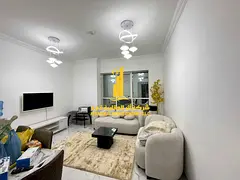 Luxury apartment, first occupancy, one bedroom and living room with a balcony and open view. Ajman,