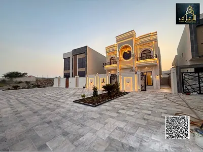 فيلا كلاسيك شارع رئيسي طابقين وروف شاملة رسوم التسجيل تشطيب ممتاز