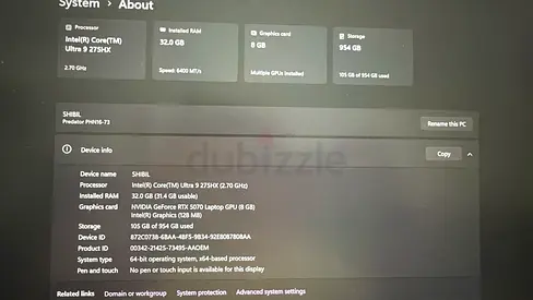 Acer Predator PH317-73 (Intel i7-9750HK, RTX 3070, 32GB RAM, 1TB SSD) TDRA- Good Condition