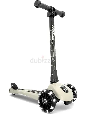 Scoot  Ride - Highwaykick 3 Children Adjustable Ash LED Standing Scooter