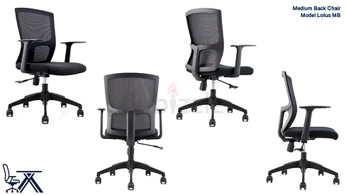Lotus MB Medium Back Mesh Office Chair