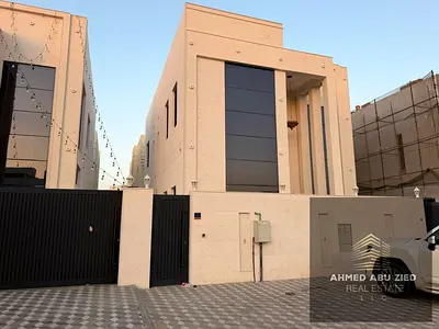 5BR Villa for Rent in Al Yasmeen Ajman | Plot 3,014 SqFt | BUA 3,500 SqFt | AED 130K | 5 Master BR | Formal Majlis | Maid Room | Cheques