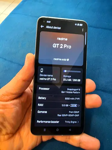 Realme GT 2 Pro Special Edition 256gb 12gb Ram like new CPU 8gen 1