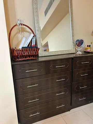 Drawers chest 6 drawers with mirror