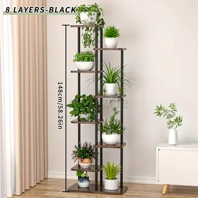 Tier Flower Shelf Planter Rack Storage Organizer Display Indoor Garden Balcony