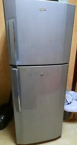 LG Silver Top Freezer Refrigerator - Good Working Condition