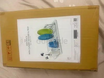 Dish Rack with Cutlery Holder and Tray - New in Box