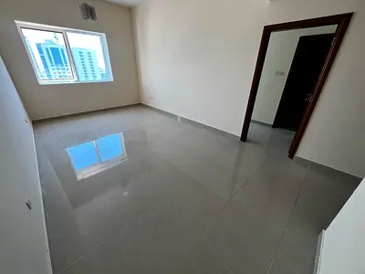 Master bedroom - 2 bathrooms - built-in wardrobes - central air conditioning - Mushrif, near City Centre Ajman - easy access to Sharjah and Dubai.