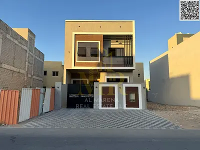 Modern villa for sale in Al Zahia, two floors and a roof, 4 master bedrooms, at a special price