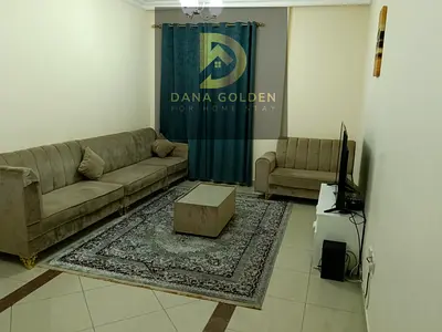 Available today: One bedroom and living room, two bathrooms, spacious area, two balconies, excellent location, 4200 (including internet)