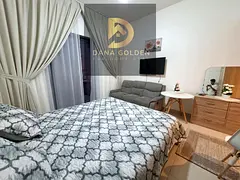 Luxury studio with parking and gym pool