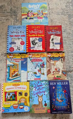 Childrens book bundle — Diary of a Wimpy Kid, Geronimo Stilton, picture books more