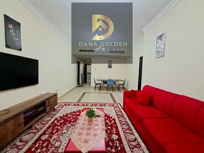 1bhk with balcony full furnished on prime location in al taawun