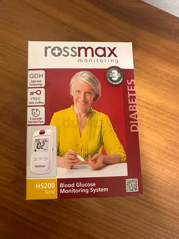 Rossmax blood glucose monitoring - under warranty