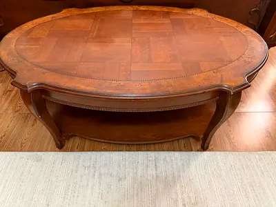 Elegant Oval Wooden Table for Sale