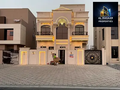 Villa for sale on Sheikh Bin Zayed Road, including registration and ownership fees. Located on a main street near the park.