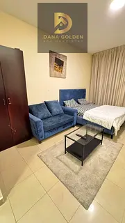 Fully furnished studio apartment with internet available for monthly rent in Al Majaz 3, Sharjah