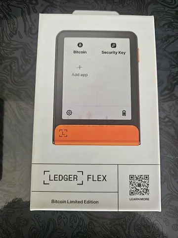 New Ledger Nano Flex Crypto Wallet with Case