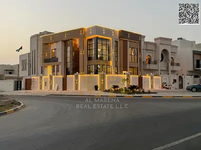 Corner villa with external setback, two floors and a roof, stone facade, prime location close to public amenities, price includes registration fees