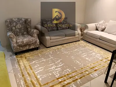 غرفتين وصالة مساحه كبيرة مفروش فندقي
