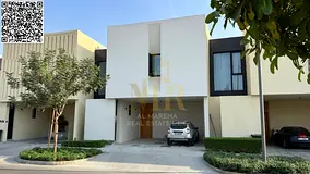 Elegant villa in Al Zorah with a swimming pool and garden – modern design and smart spaces at a sp