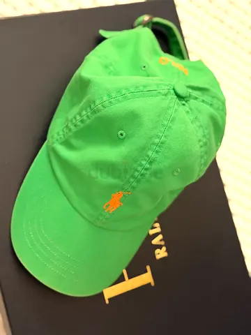 POLO RALPH LAUREN Classic Logo Baseball Cap in Cotton Twill light green