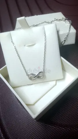 Infinity Symbol Silver Necklace with BoxNecklace swarovski