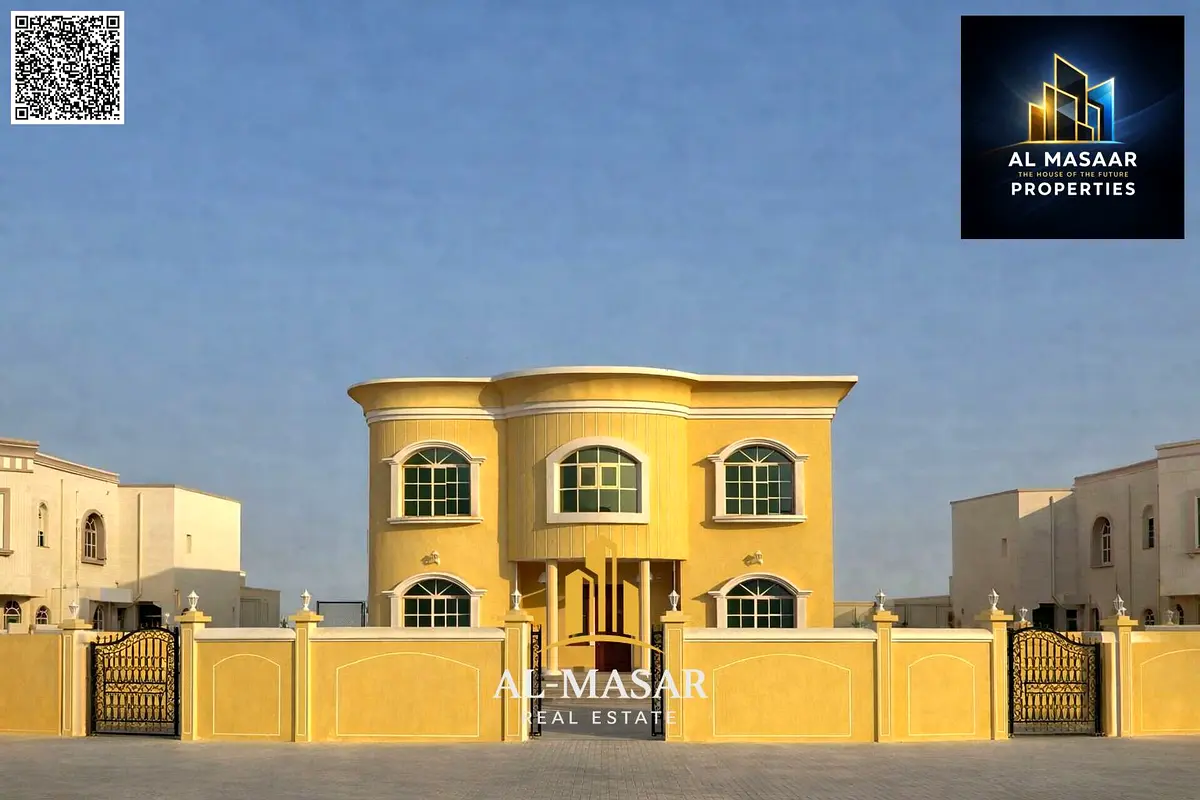 Excellent villa in Al Rawda, Ajman; includes electricity, water, and air conditioning. Freehold ownership available for all nationalities.