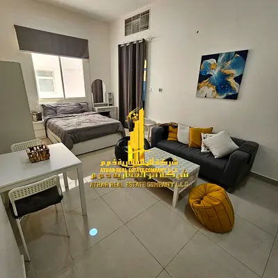 🏡 The most luxurious and upscale studio for monthly rent in Al Jurf 2✨ 📍 Next to Al Aqsa School - a vital and distinguished location clo