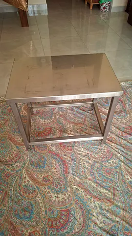 Custom made Stainless steel side/end table - simple modern design