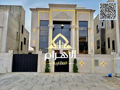 A luxurious classic villa in Al-Haliyo 2 area with an elegant design and distinctive finishes, a qui