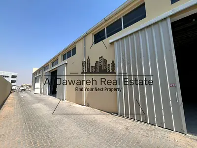 مستودع جديد كهربا 25 kw مساحة 2805 قدم \ام الثعوب\
