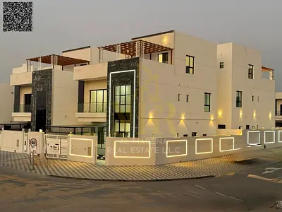 | تملك فيلا كورنر بتشطيبات فاخرة بالحليو 2 عجمان | 7  غرف ماستر G+2  | بسعر يشمل رسوم التسجيل
