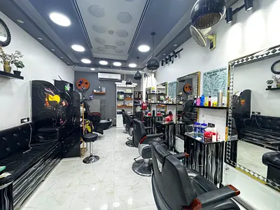Fully Equipped Gents Salon - Ready to Run (Chairs, Stations, Dryers)