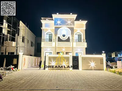 فيلا تصميم كلاسيك مميز طابقين وروف تكييف مركزي شامل رسوم التسجيل موقع مميز علي شارع الشيخ محمد بن زايد مباشرة