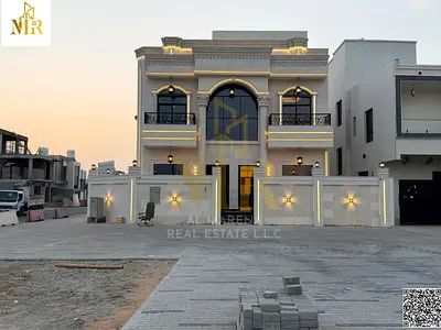 One of the most luxurious villas in Ajman for sale in a prime location, including registration and ownership fees | Bank financing available with flex