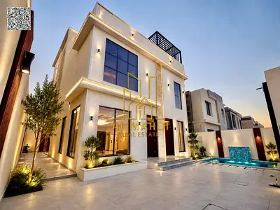 5 فيلل  للبيع طابقين وروف مع مسبح او بدون مسبح حسب اختيار العميل