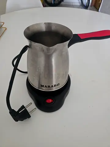 Marado stainless steel Turkish Coffee Maker, Electrical Coffee Pot 500 ML/ 5 Cups. Ajman
