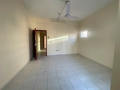 Spacious 1Bhk in Al nabba window ac with 2balcony central gas only for families in nabba